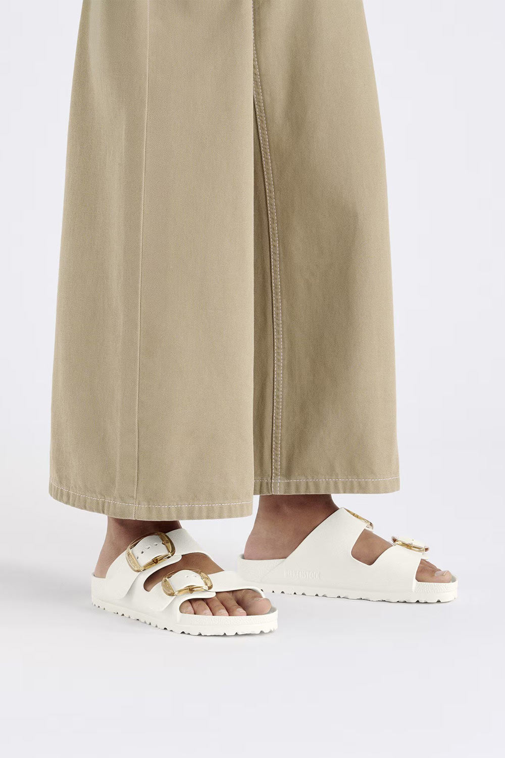 Birkenstock Arizona EVA Big Buckle Sandals for Women in Eggshell
