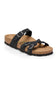 Birkenstock Birkibuc Franca Vegan Sandals for Women in Black