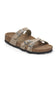 Birkenstock Birkibuc Franca Vegan Sandals for Women in Grey Taupe
