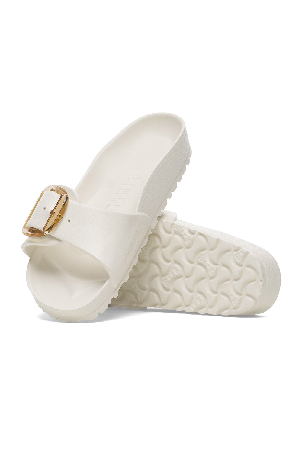 Birkenstock Madrid Big Buckle EVA Sandals for Women in Eggshell 