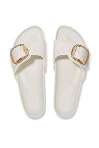Birkenstock Madrid Big Buckle EVA Sandals for Women in Eggshell 