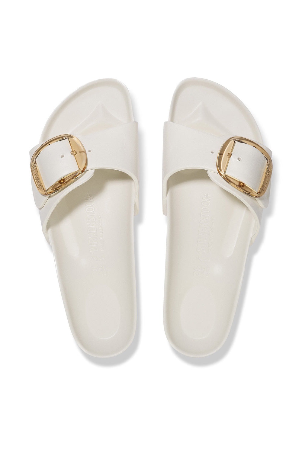 Birkenstock Madrid Big Buckle EVA Sandals for Women in Eggshell 