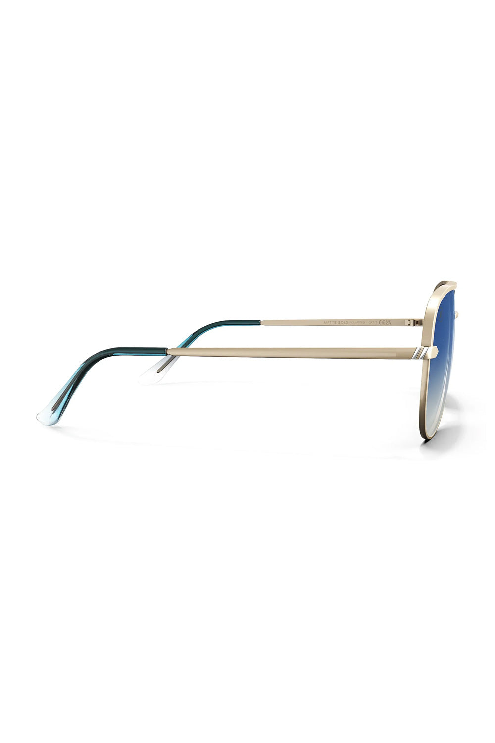 Blenders Shadow Sunglasses in Matte Gold 