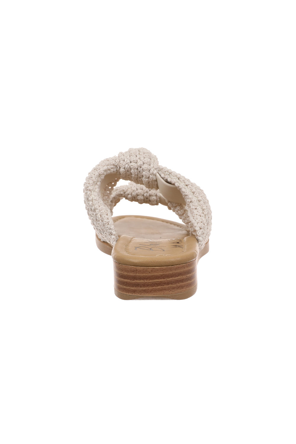 Blowfish Malibu Ashland Crochet Slide Sandals for Women in Off White