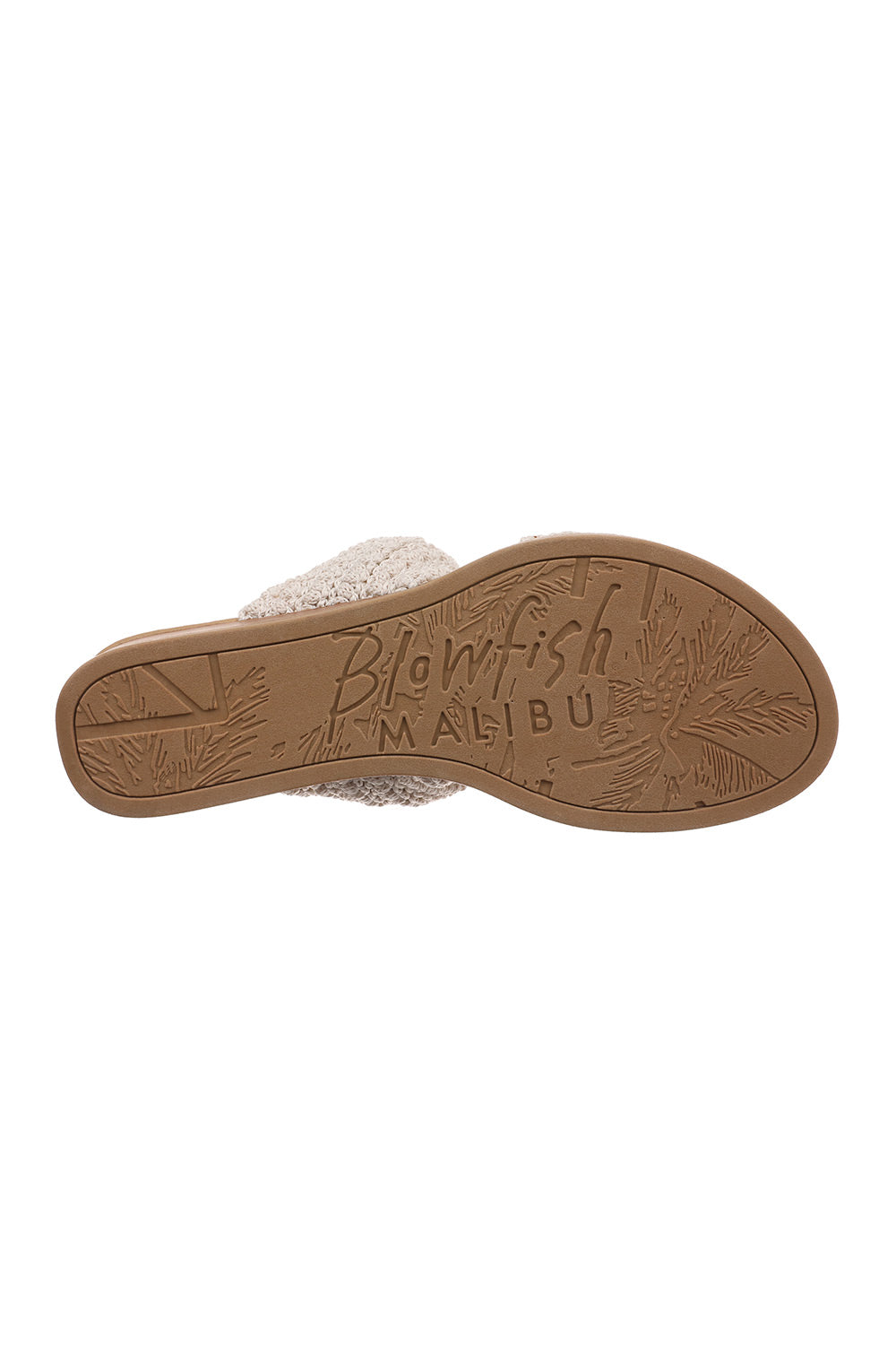 Blowfish Malibu Ashland Crochet Slide Sandals for Women in Off White