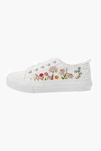 Blowfish Malibu Sadie-Sun Floral Sneakers for Women in White