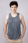 Bondi Beach Mineral Wash Tank Top for Men in Charcoal