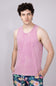 Bondi Beach Mineral Wash Tank Top for Men in Rose Pink
