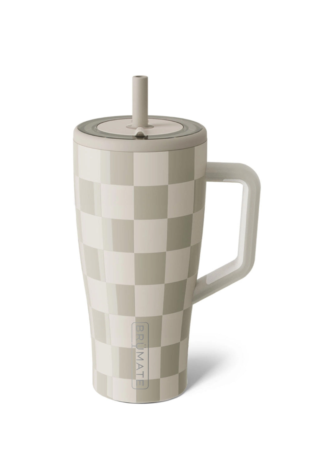 BruMate Era 30oz Tumbler in Tan Checker