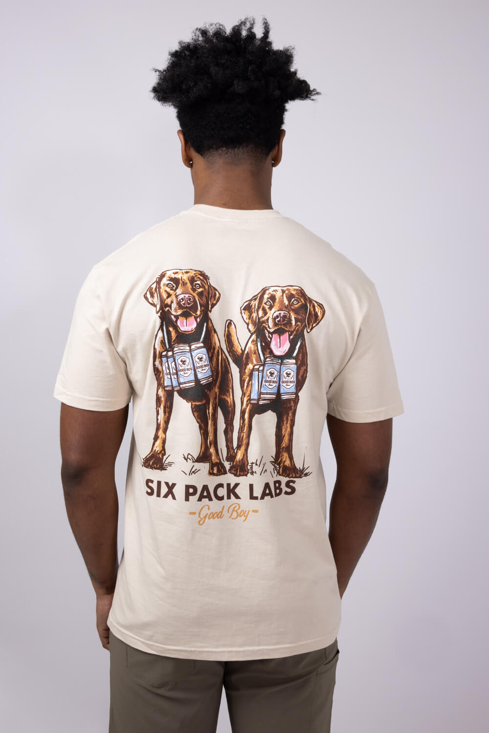 Six Pack Labs T-Shirt for Men in Sand
