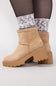 C&C California Aspen Braided Booties for Women in Camel 