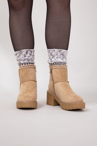 C&C California Aspen Braided Booties for Women in Camel 