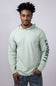 Carhartt Force Relaxed Fit Midweight Long Sleeve Logo Hooded T-Shirt for Men in Sage