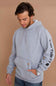 Carhartt Logo Sleeve Graphic Hoodie for Men in Heather Grey