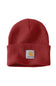 Carhartt Knit Cuffed Beanie in Crabapple