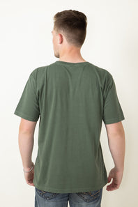 Carhartt Legacy Relaxed Fit Midweight Pocket T-Shirt for Men in Mountain View Green