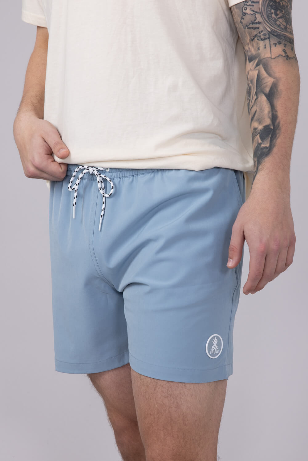 Chubbies Classic Swim Trunks 5.5” Shorts for Men in Blue