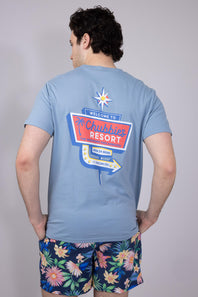 Chubbies Viva La Chubbies T-Shirt for Men in Blue