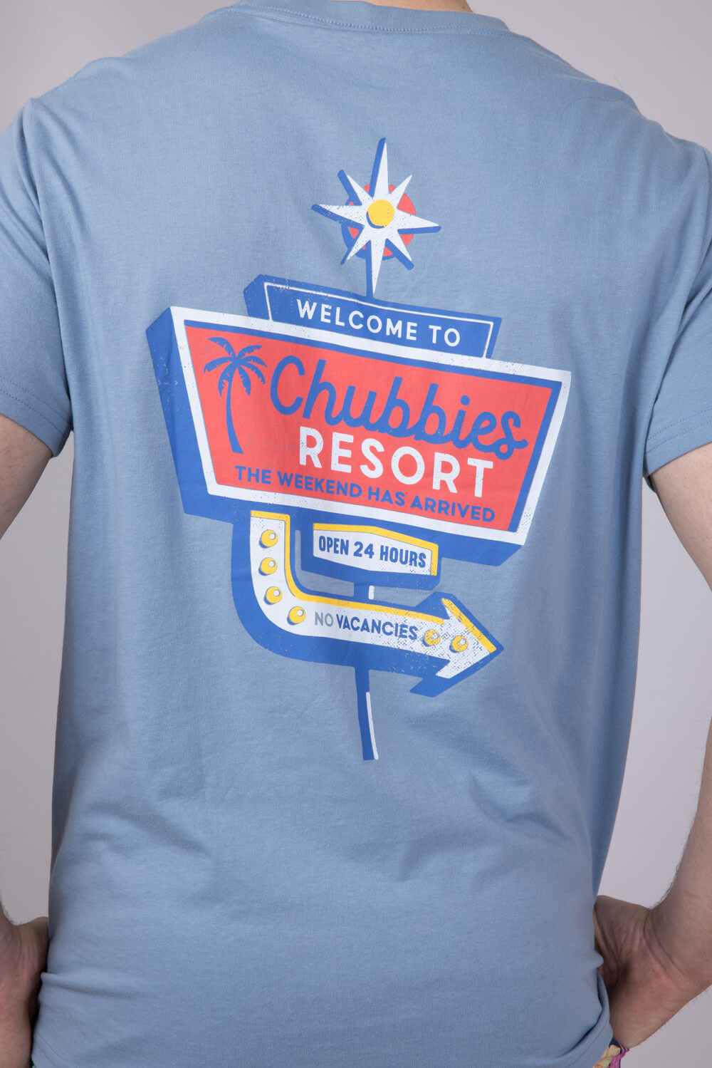 Chubbies Viva La Chubbies T-Shirt for Men in Blue