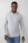 Civil Society Deswell Hooded Hacci Knit Shirt for Men in Light Grey