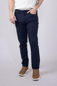 Copper & Oak Faille 5 Pocket Pants for Women in Dark Sapphire