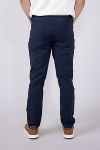 Copper & Oak Faille 5 Pocket Pants for Women in Dark Sapphire