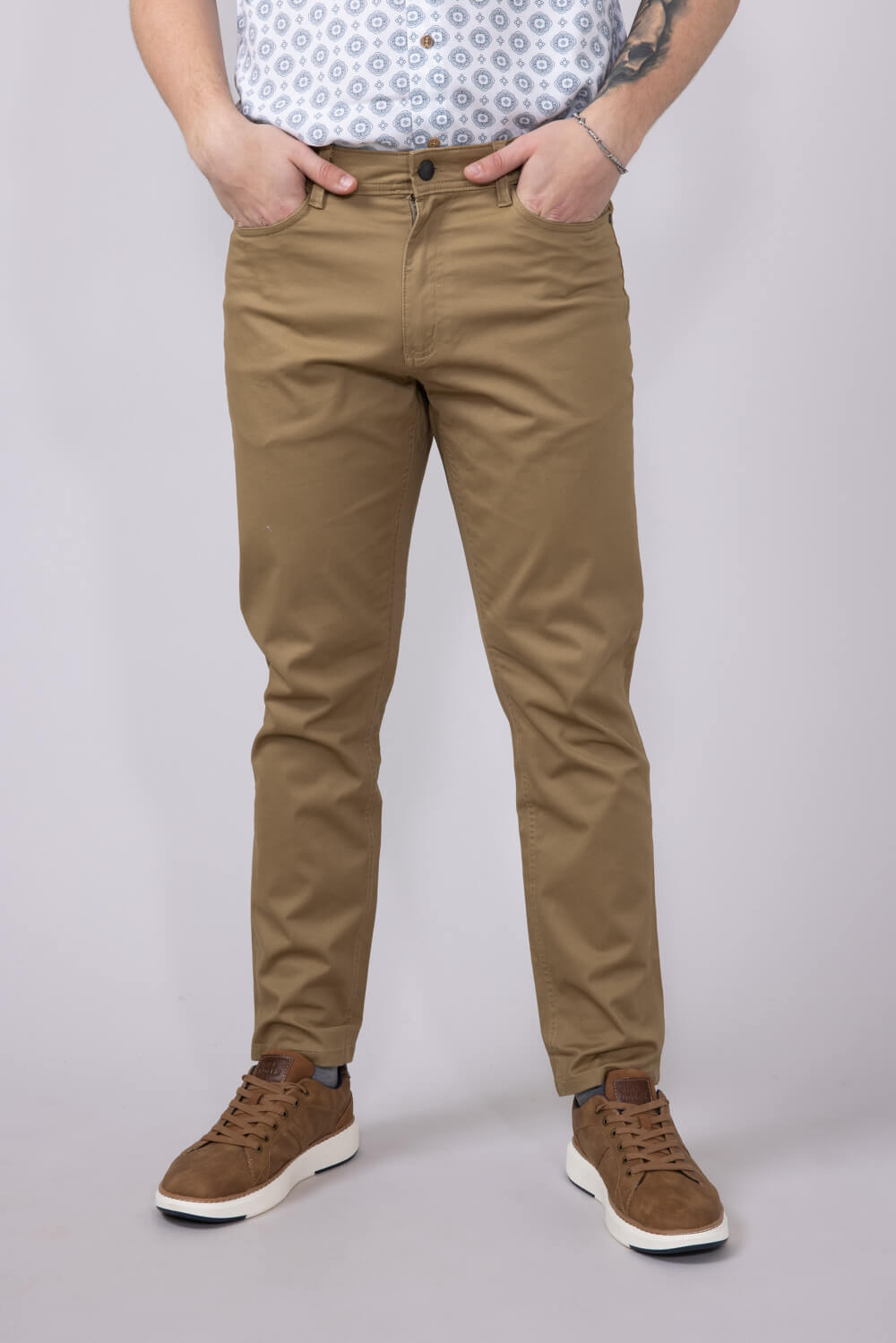 Copper & Oak Leaders Pants for Men in Khaki