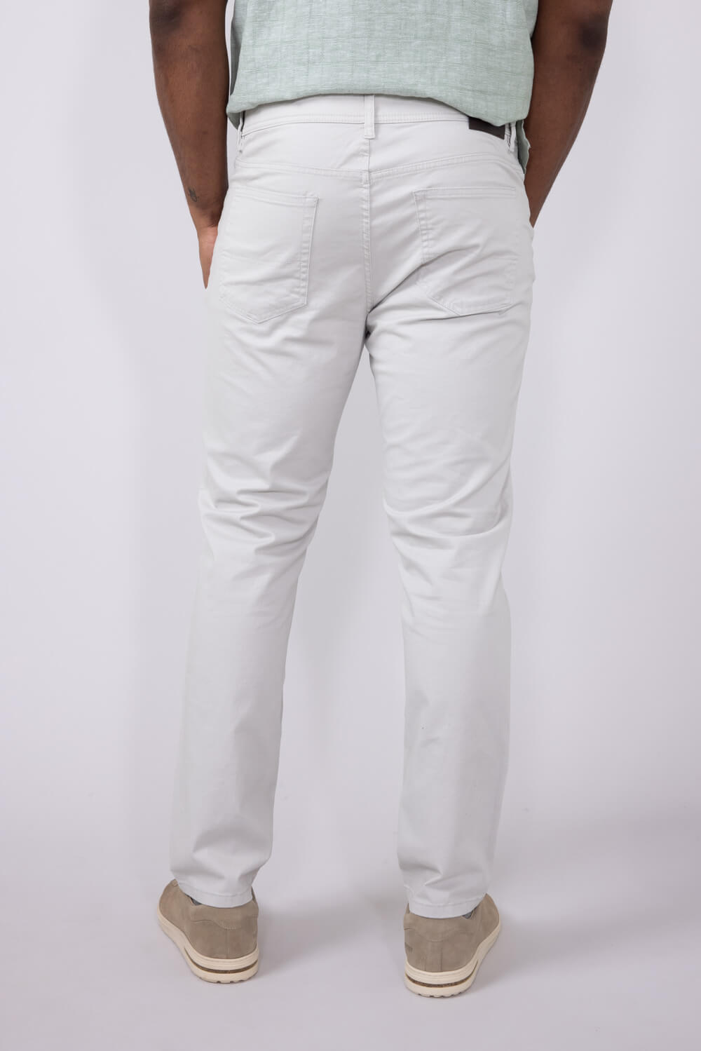 Copper & Oak Leaders Pants for Men in Light Grey 