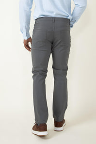 Copper & Oak Lewis Zip Pants for Men in Grey