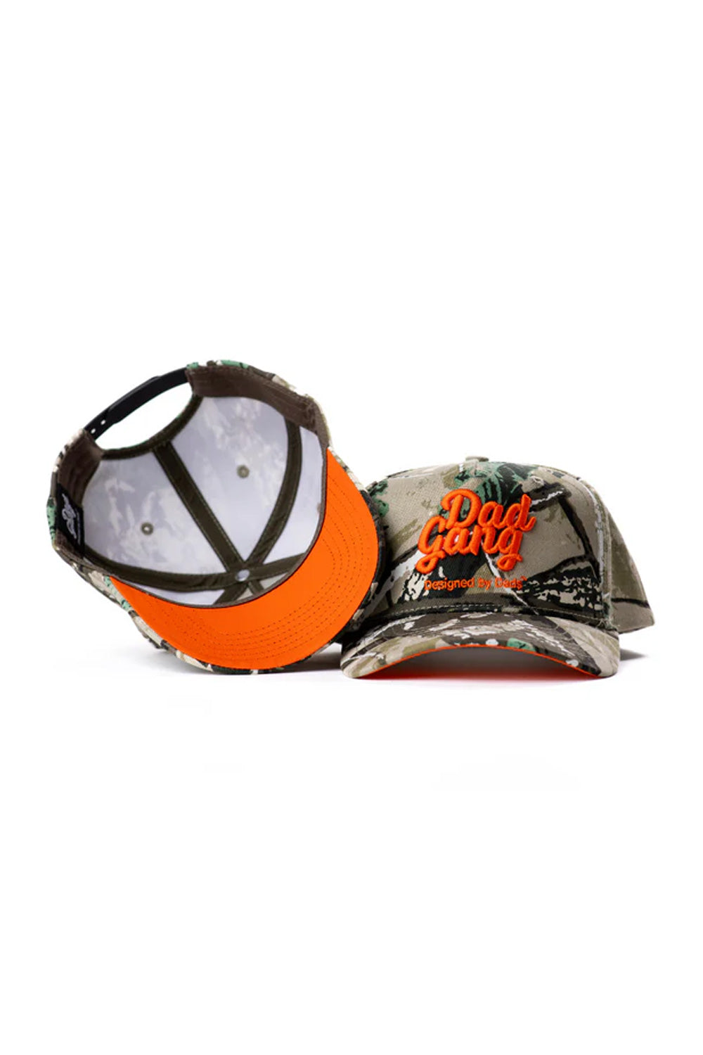 Dad Gang Dad Tree Logo Hat for Men in Camo
