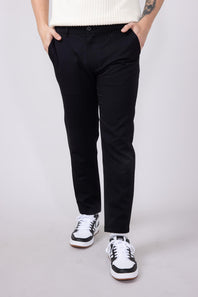 Denim & Flower Dress Pants for Men in Black