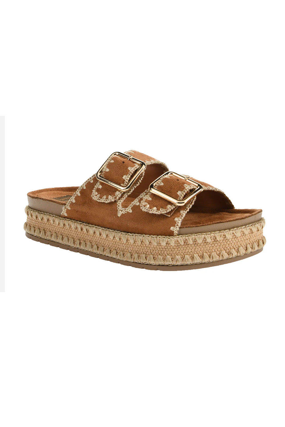 Dirty Laundry Cubana Suede Platform Sandals for Women in Brown