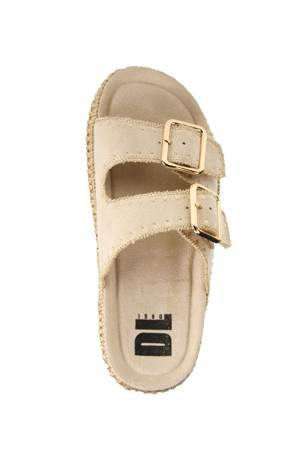 Dirty Laundry Cubana Suede Platform Sandals for Women in Cream