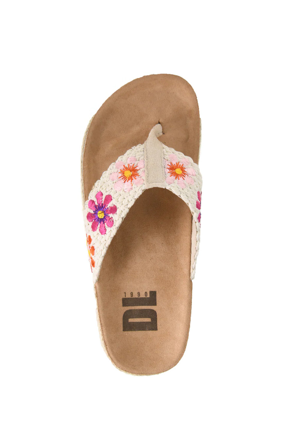 Dirty Laundry Tigerlily Sanora Crochet Platform Flip Flops for Women in Natural
