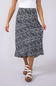 Ditsy Dots Midi Skirt for Women in Black