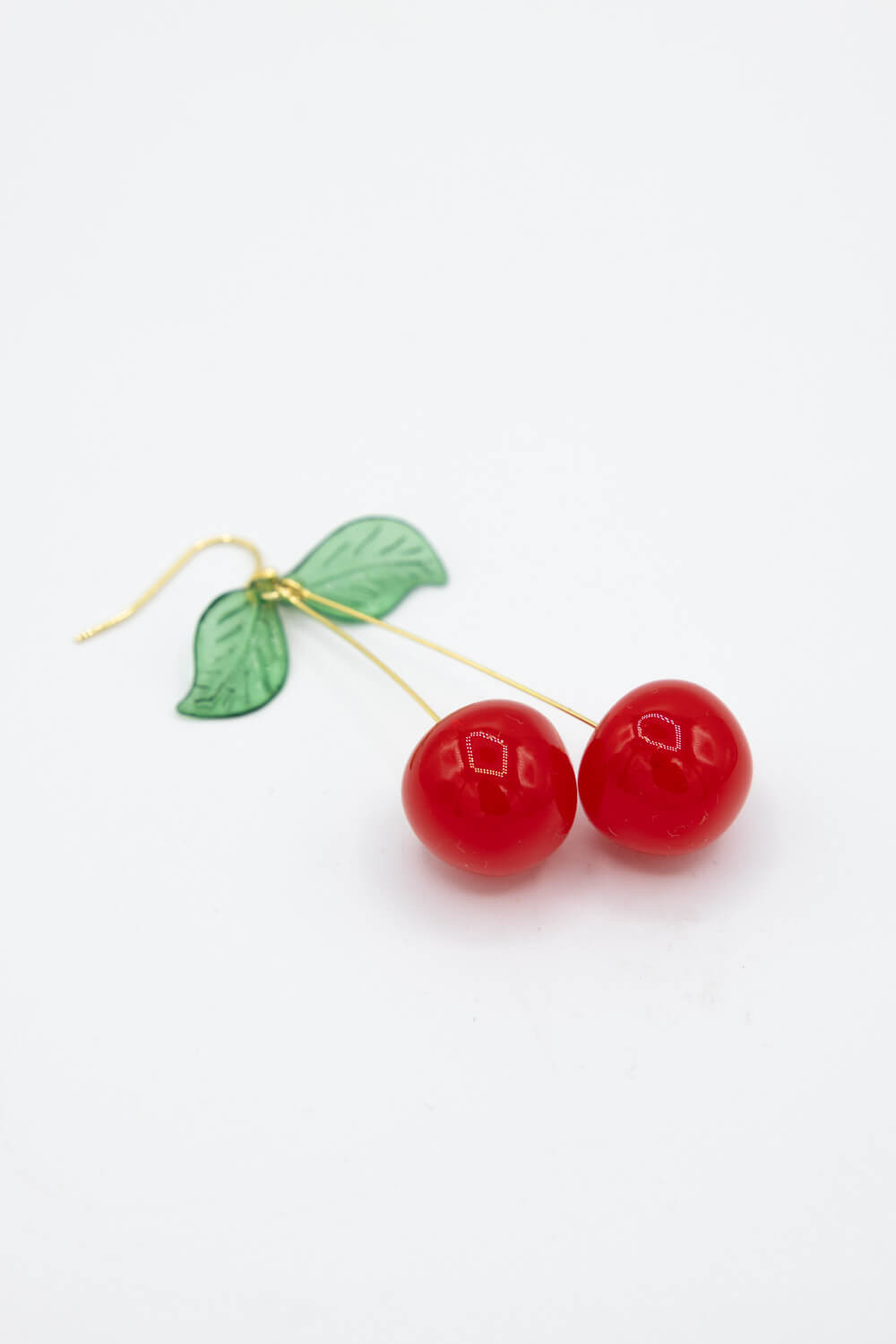 Cherry Long Earrings for Women in Red