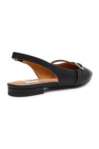 DV Dolce Vita Chance Slingback Flats for Women in Black