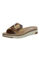 Dolce Vita Caster Raffia Slide Sandals for Women in Tan