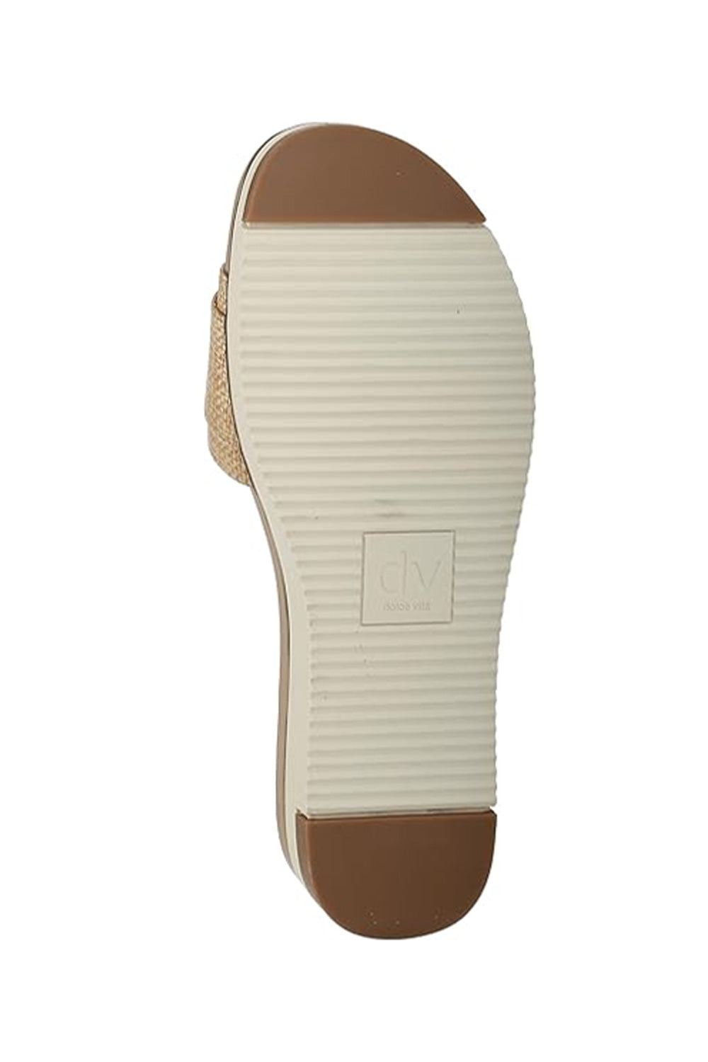 Dolce Vita Caster Raffia Slide Sandals for Women in Tan