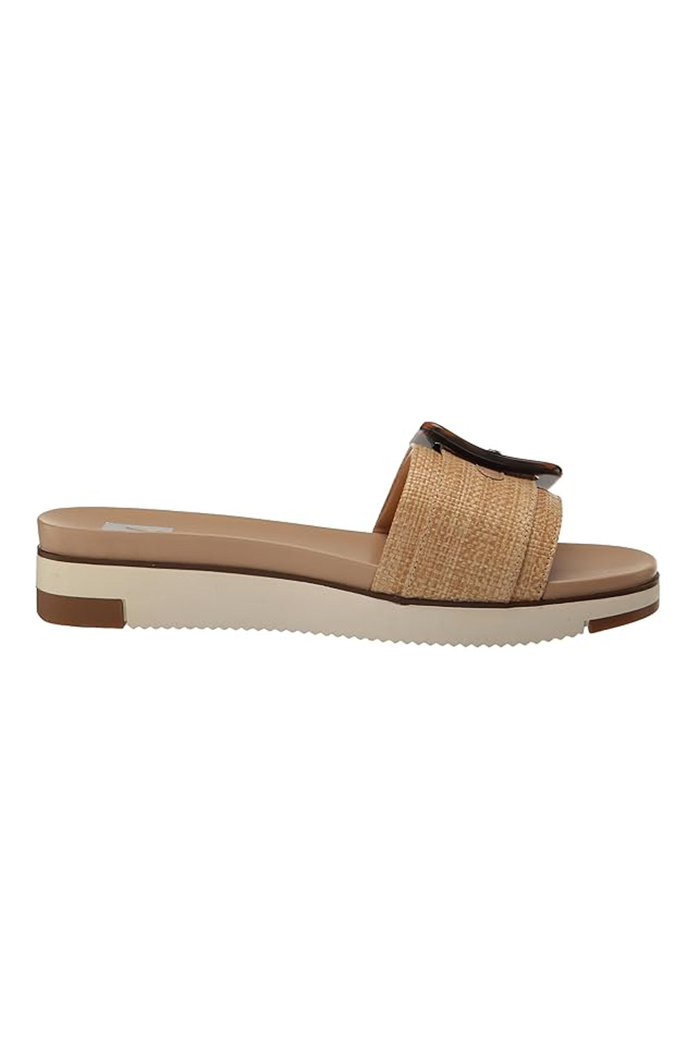 Dolce Vita Caster Raffia Slide Sandals for Women in Tan