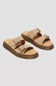 Dr. Martens Josef Suede Sandals for Women in Savannah Tan