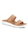 Flexus Bayshore 2 Band Sandals for Women in Tan