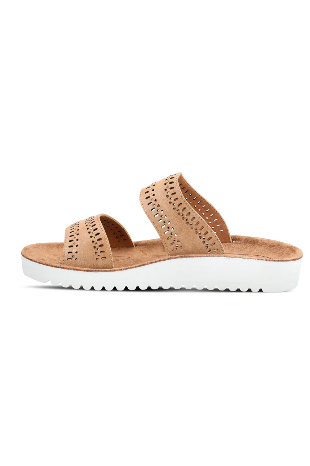 Flexus Bayshore 2 Band Sandals for Women in Tan