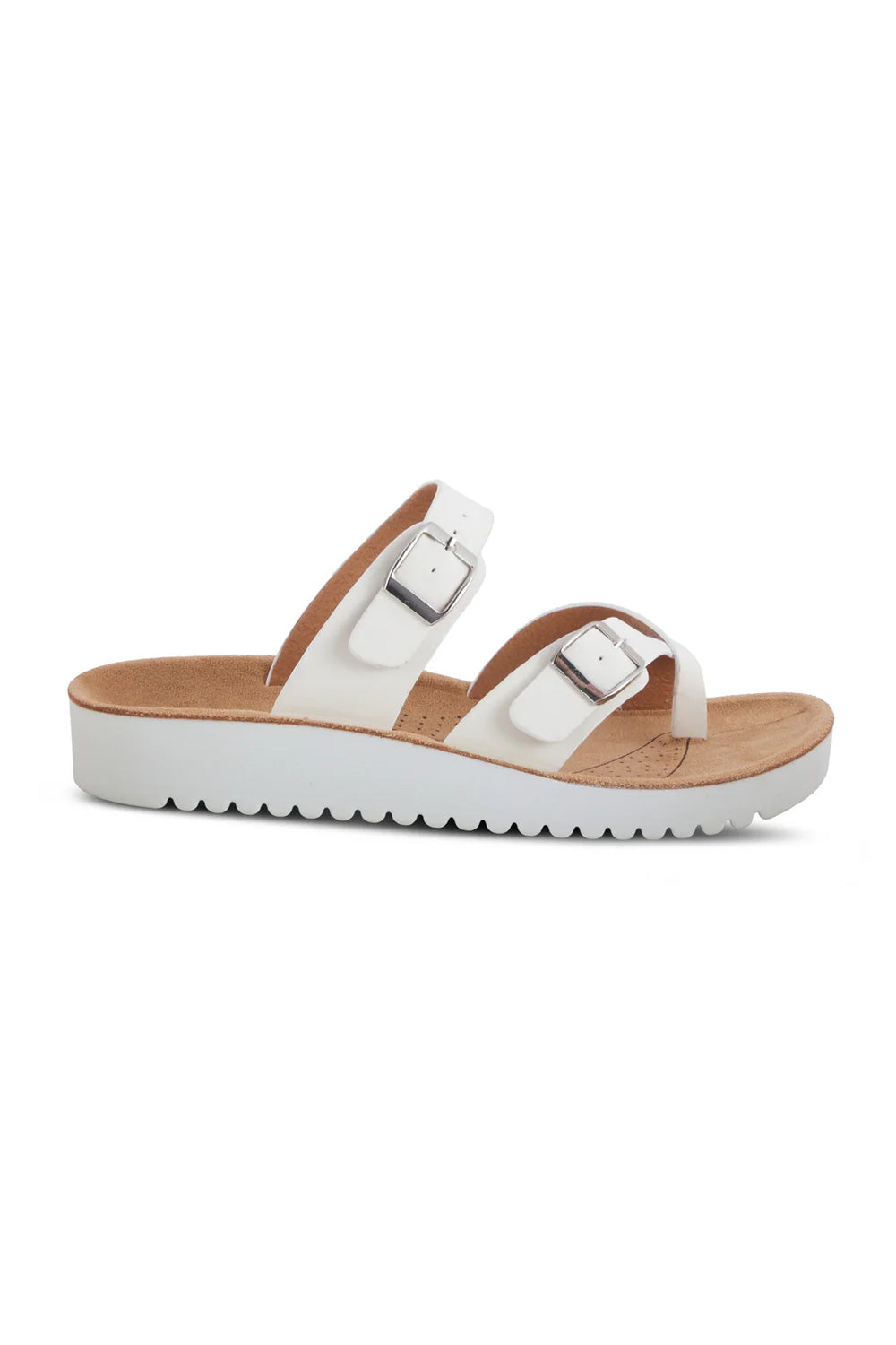 Flexus Bayside Toe loop Sandals for Women in White