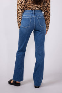 Flying Monkey High Rise Straight Clean Jeans for Women