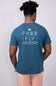 Free Fly Salt & Sun Pocket T-Shirt for Men in Heather Legion Blue