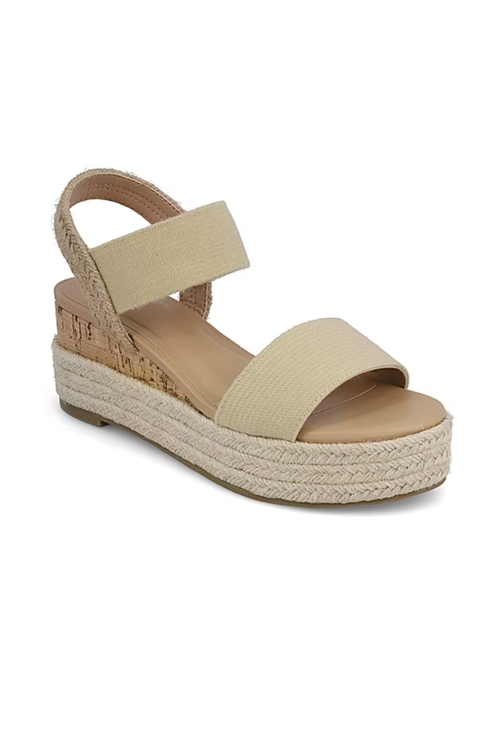 MIA Girl Zenaida Rope Wedge for Women in Natural
