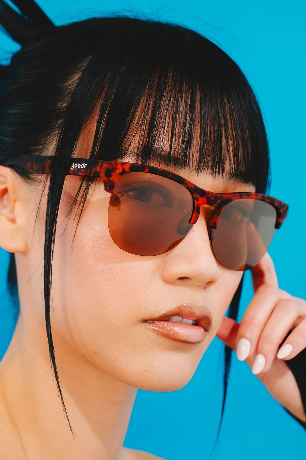 goodr Positively Cosmopolitan Avant G Sunglasses in Brown Tortoiseshell 