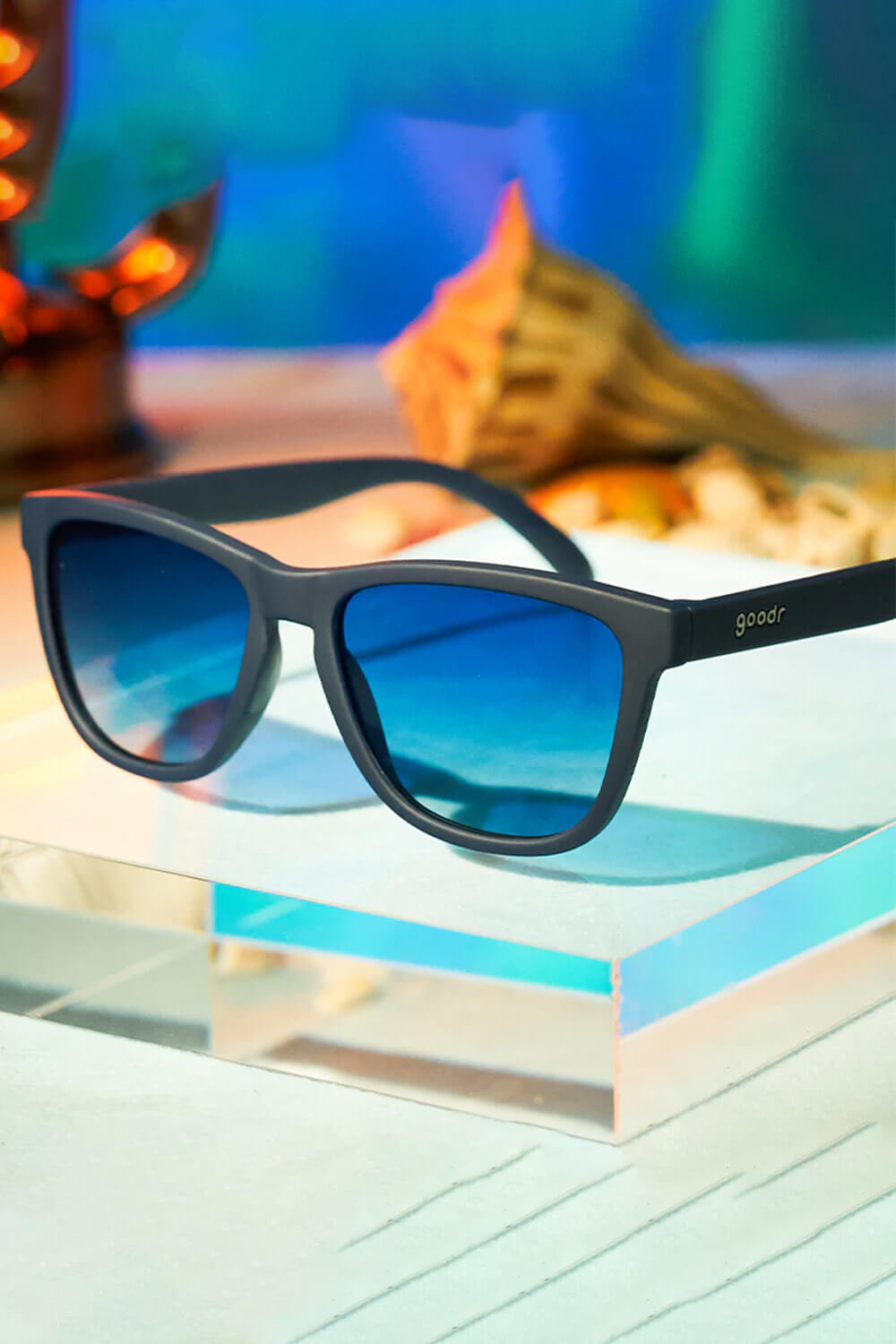 Goodr Drinks Seawater, Sees Future OG Sunglasses in Navy Blue