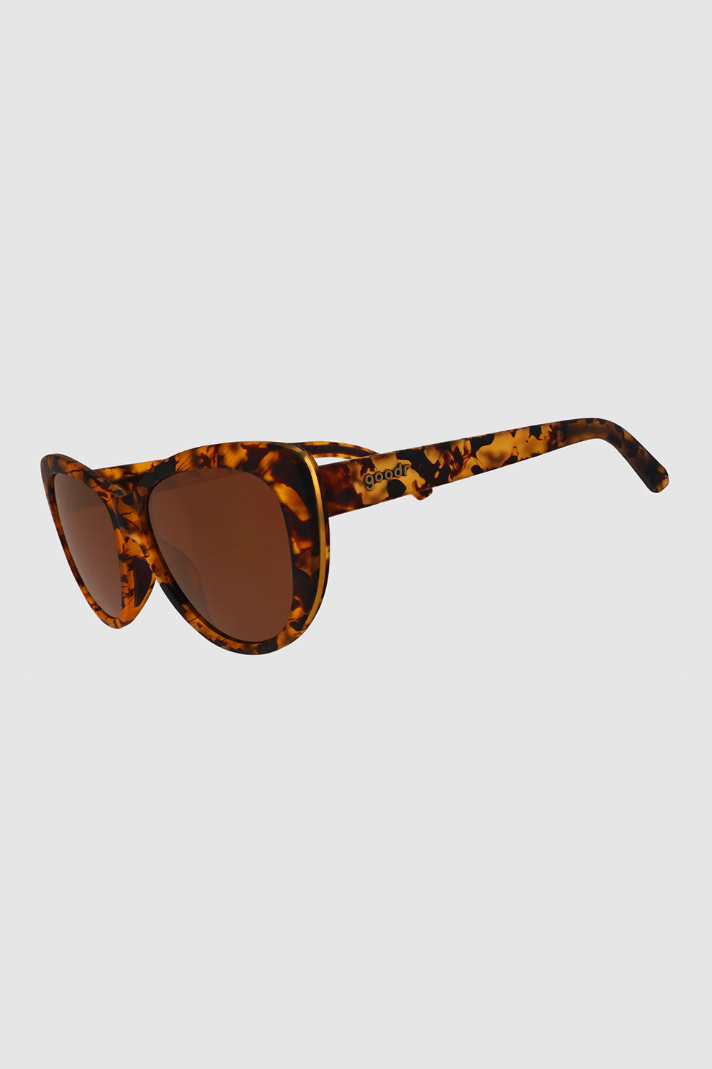  Goodr The Catwalks Meow Sunglasses in Brown Tortoiseshell 
